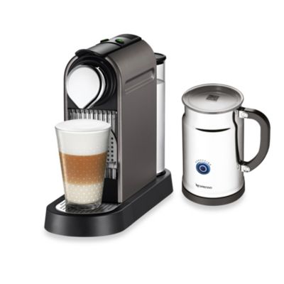 Buy Nespresso Citiz & Milk Espresso Maker and Aeroccino Plus Bundle in Black from Bed Bath & Beyond